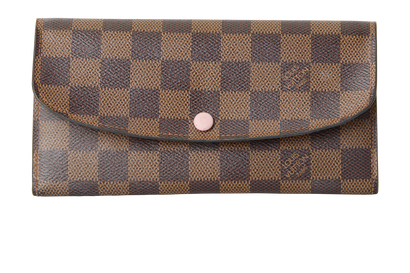 Louis Vuitton Emilie Wallet, £295, Accessories, Brown, Canvas, Front view